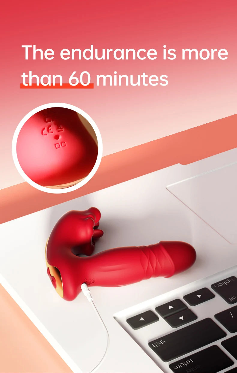 Wearable Thrusting Tongue Vibrator – APP G Spot & Clit Massager