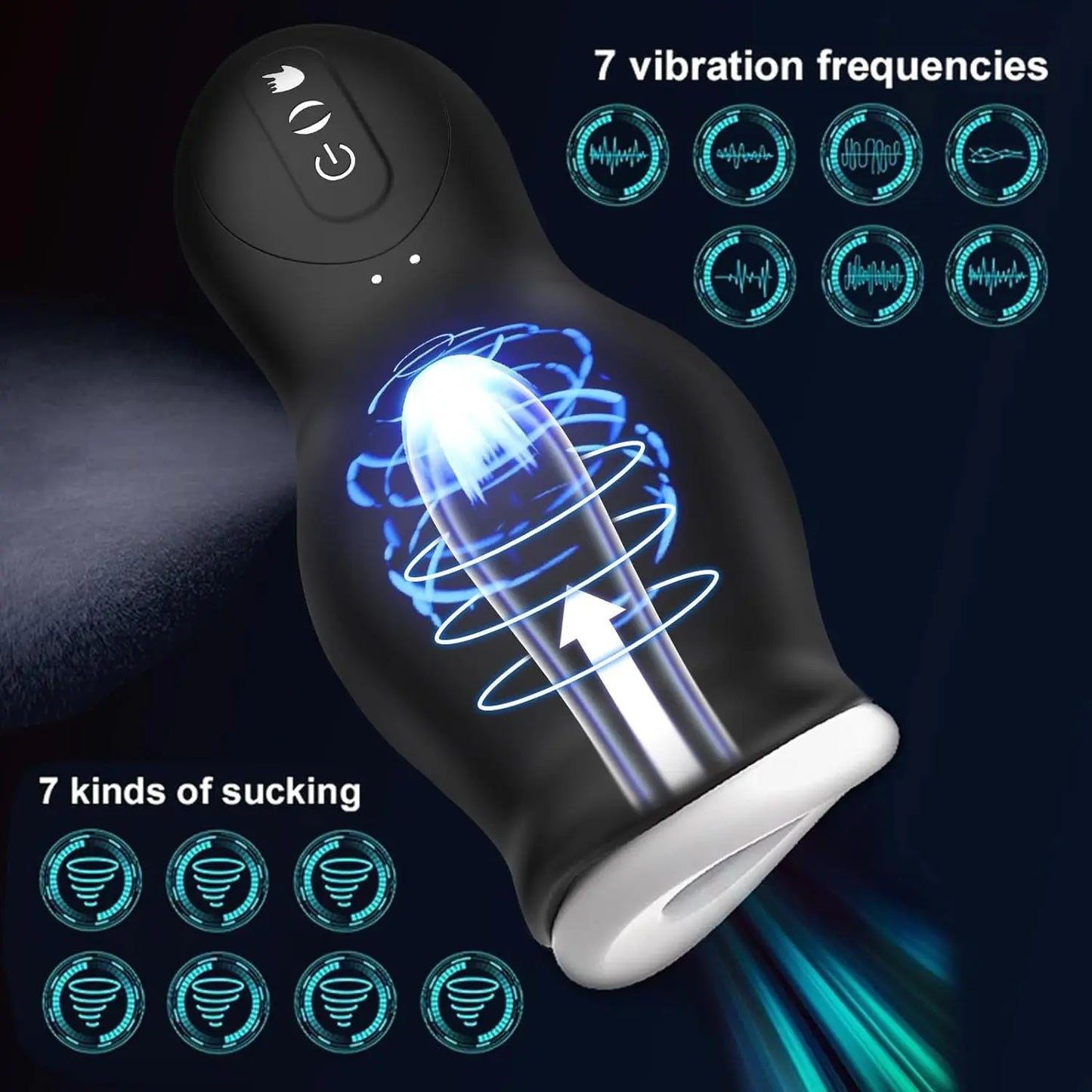 Automatic Male Masturbator Vagina Pussy Sucking Vibration Blowjob Sex Toys
