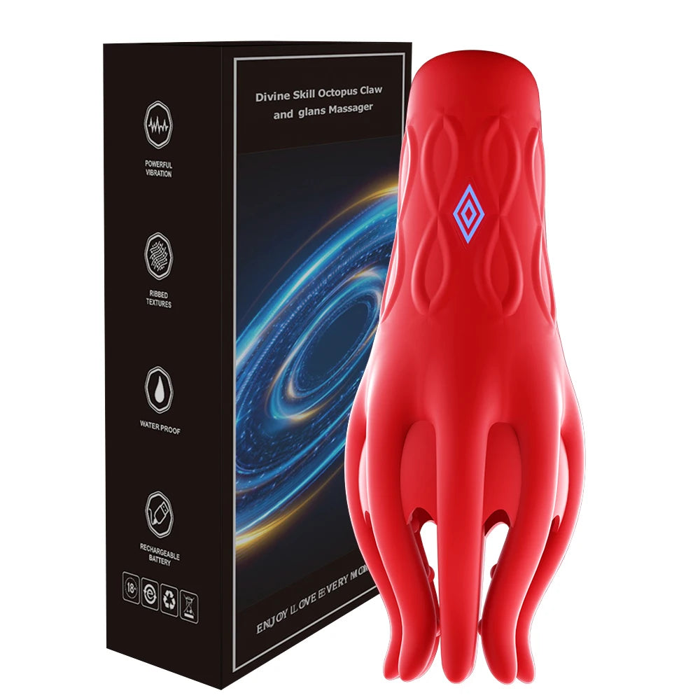 ED-Support Vibrating Glans Trainer | Harden & Delay Ejaculation | Soft Fingertip