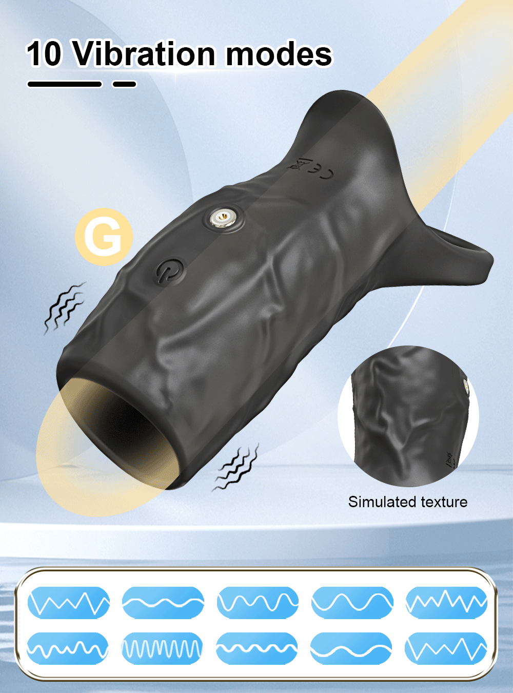 Vibrating Penis Sleeve & Triple Cock Ring｜ED Supports for Men