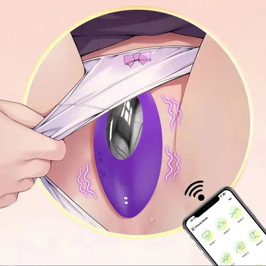 App Remote Wearable Clitoral Sucking Vibrator | 2-in-1 Air-Pulse + Vibration