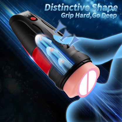 Automatic Squeezable Male Masturbator Cup｜ED Supports Pleasure Toy