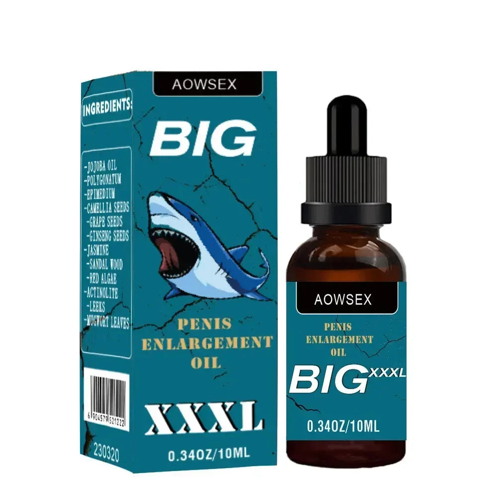 Men’s Enlargement Oil | Safe Formula | Natural Thickening & Size Enhancement