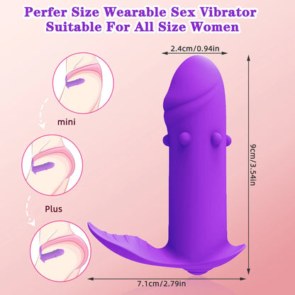 APP Control Wearable Panty Vibrator｜Hands-Free G-Spot & Clitoral Stimulation