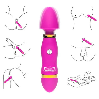 3 in 1 Dildo Vibrator – Clit Licking, G Spot Massage & Anal Plug for Intense Female Pleasure