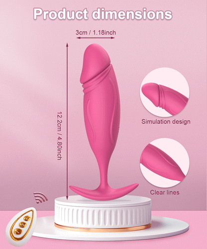 Realistic Silicone Dildo Vibrator | 10 Powerful Modes | Waterproof USB Rechargeable