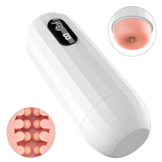Automatic Sucking Male Masturbator Vibration Blowjob Machine Masturbation Cup