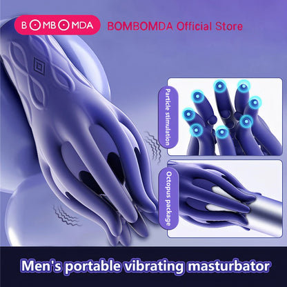 ED-Support Vibrating Glans Trainer | Harden & Delay Ejaculation | Soft Fingertip